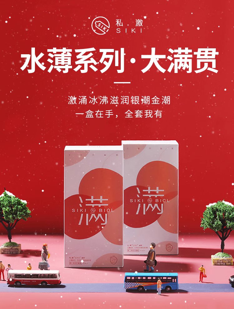SIKI私激大满贯礼盒003超薄避孕套 4